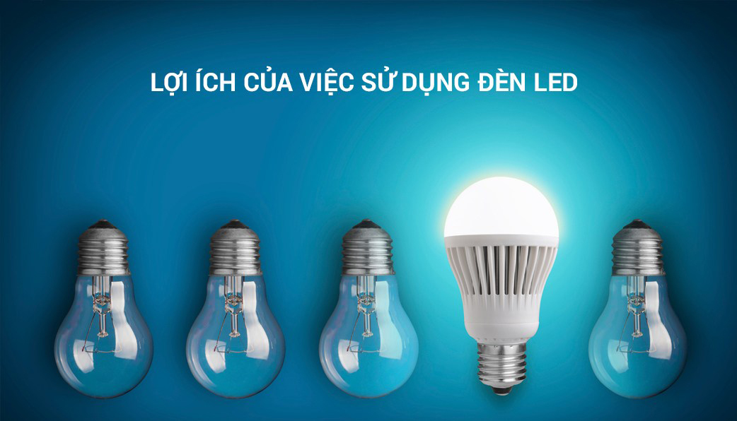  LỢI ÍCH KHI SỬ DỤNG ĐÈN LED 