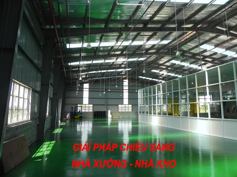 GIẢI PHÁP CHIẾU SÁNG NHÀ XƯỞNG-NHÀ KHO